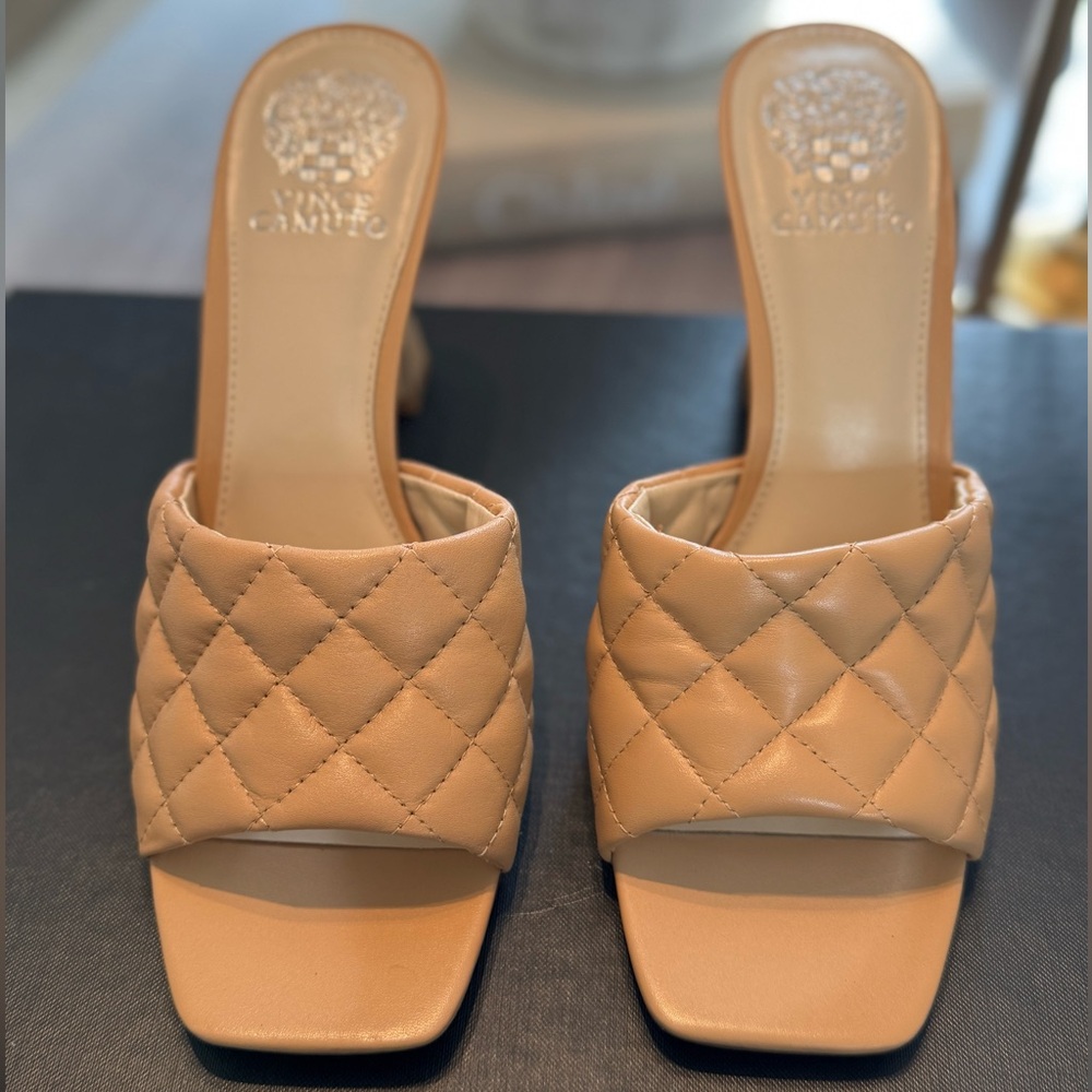 Vince Camuto Quilted Mules